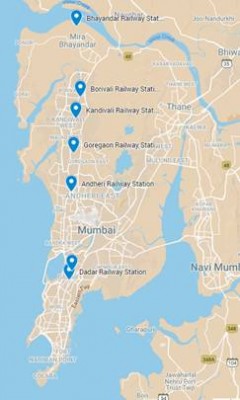 Minister of Railways inaugurates various passenger amenities in various Mumbai Suburban Railway Stations