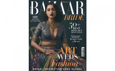 Shraddha Kapoor dazzles on the cover of Harper's Bazaar Bride India