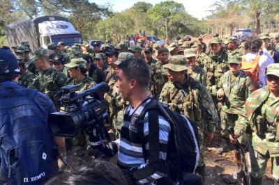 Marching towards peace, FARC-EP begins turning in arms â€“ UN Mission in Colombia