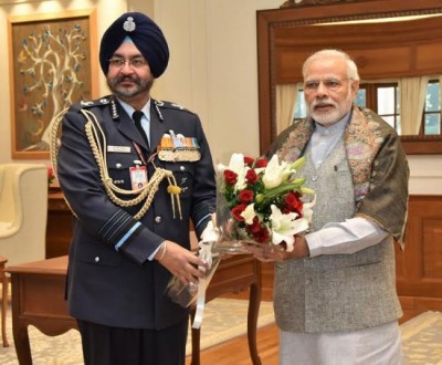 B.S. Dhanoa meets Modi