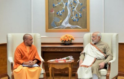 Yogi Adityanath meets PM Modi in Delhi
