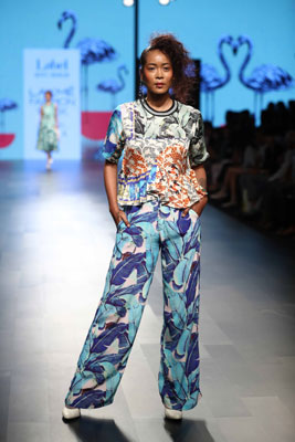 LFW: Disha Patani walks down ramp for Ritu Kumar