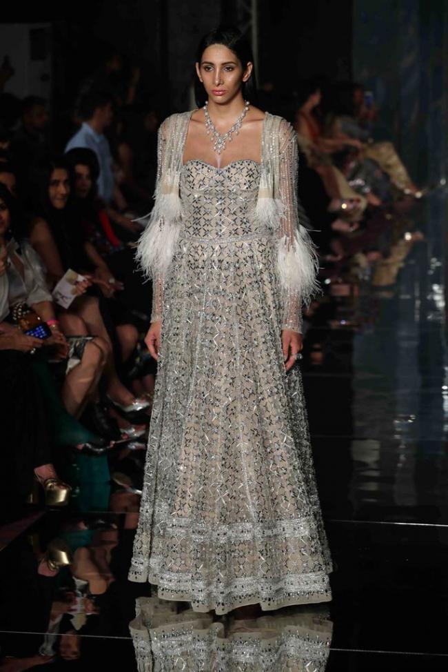 Preity Zinta walks ramp for designer Falguni Shane Peacock in Lakme Fashion Week