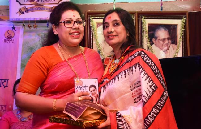 Arena Mukherjee's Rabindra Sangeet album launched in Kolkata
