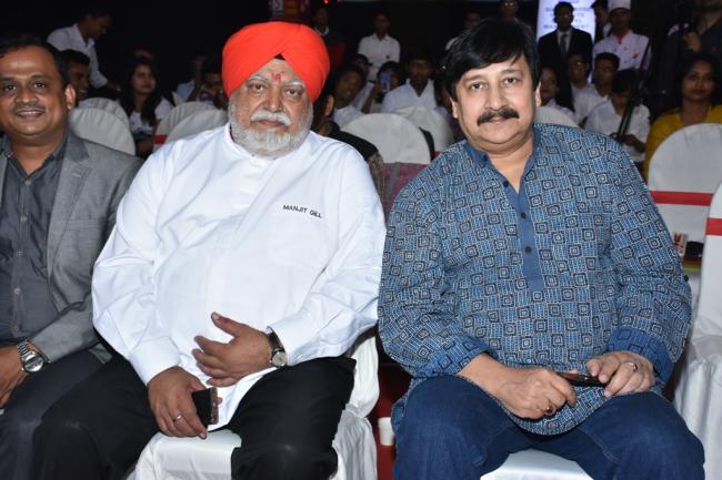 Actor Arjun Chakraborty and Chef Manjit Singh Gill join SBIHM students at their cake mixing ceremony