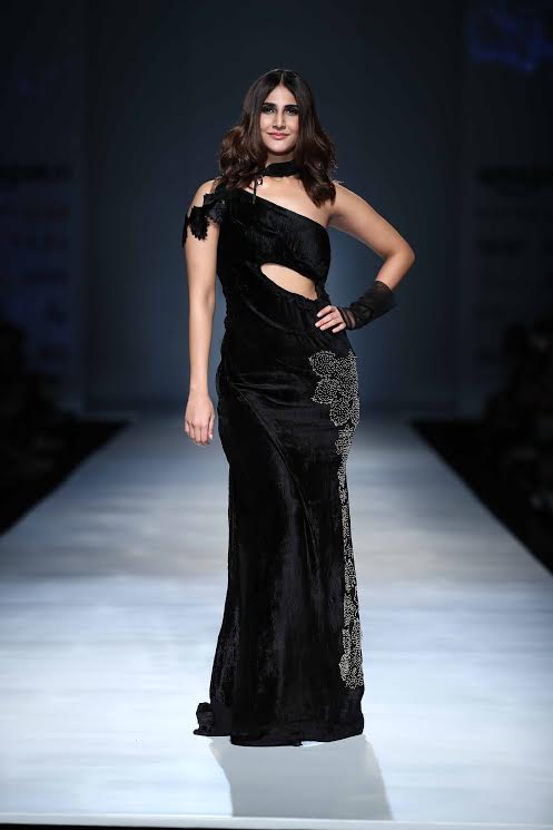 Vaani Kapoor walks ramp at Amazon India Fashion Week