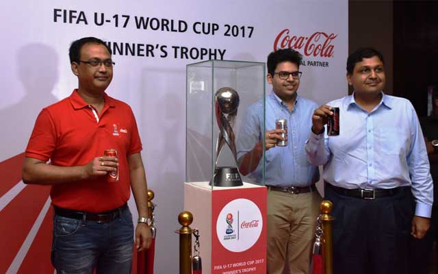 FIFA Under- 17 World Cup 2017 Winners Trophy arrives in Kolkata
