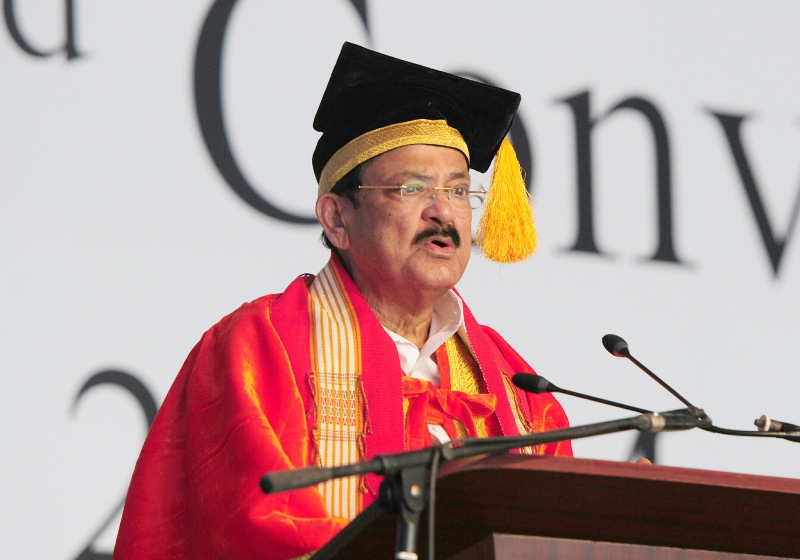 VP  addressing the 2nd Convocation of National Institute of Technology, in Chumukedima, Dimapur, Nagaland  