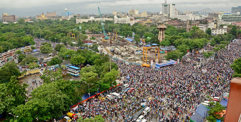 Mamata Banerjee addresses TMC's Martyrs' Day rally in Kolkata