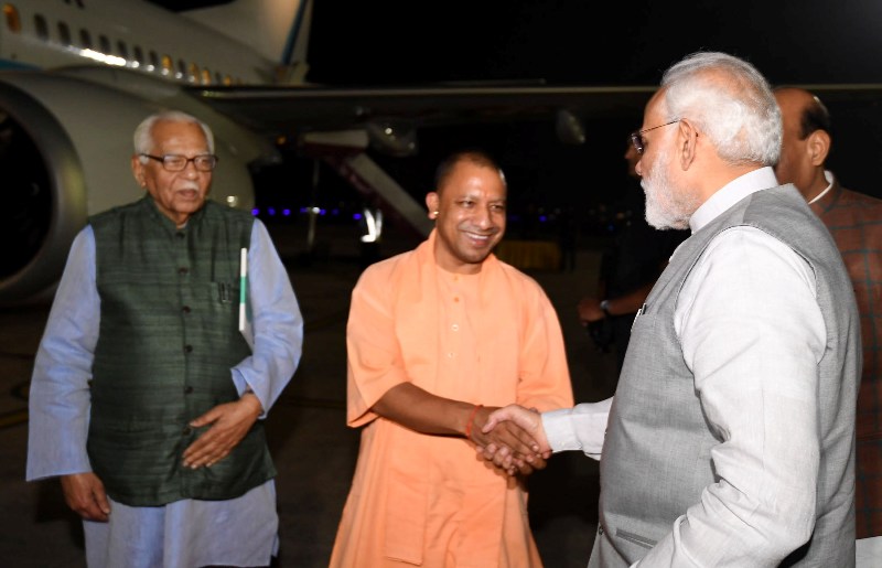  Narendra Modi departs from Lucknow 