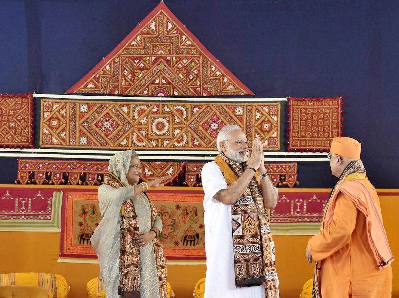 Modi-Mamata-Hasina share stage at Visva Bharati events 