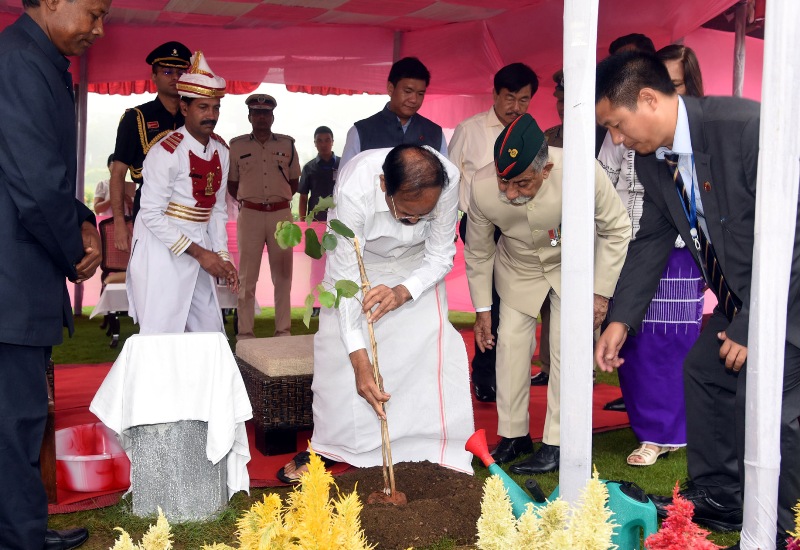 Venkaiah Naidu addresses gathering in Itanagar 