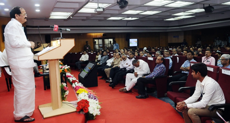 The VP  M Venkiaha Naidu in Hyderabad 