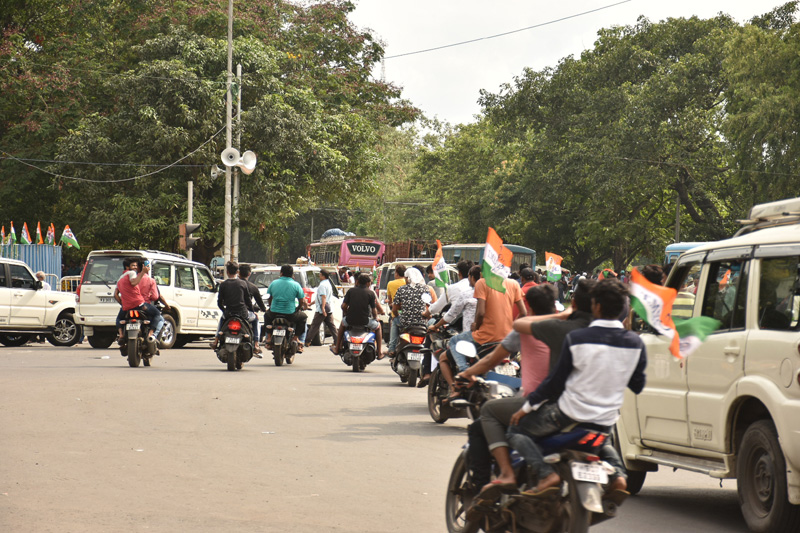 Kolkata: TMC protest against fuel price hike