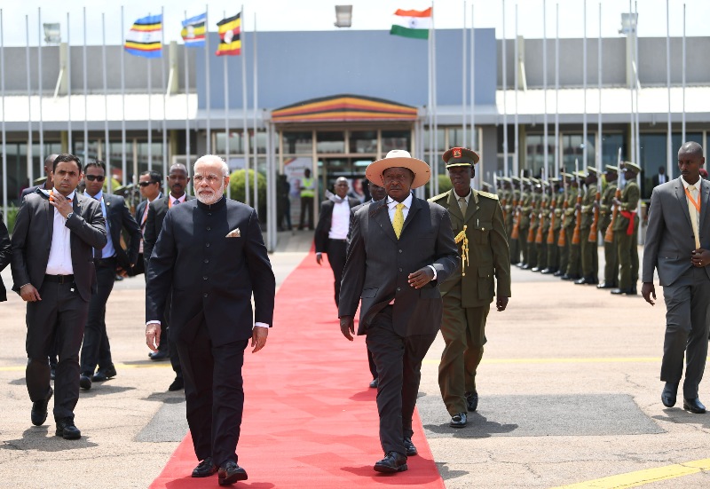  Narendra Modii in Uganda 