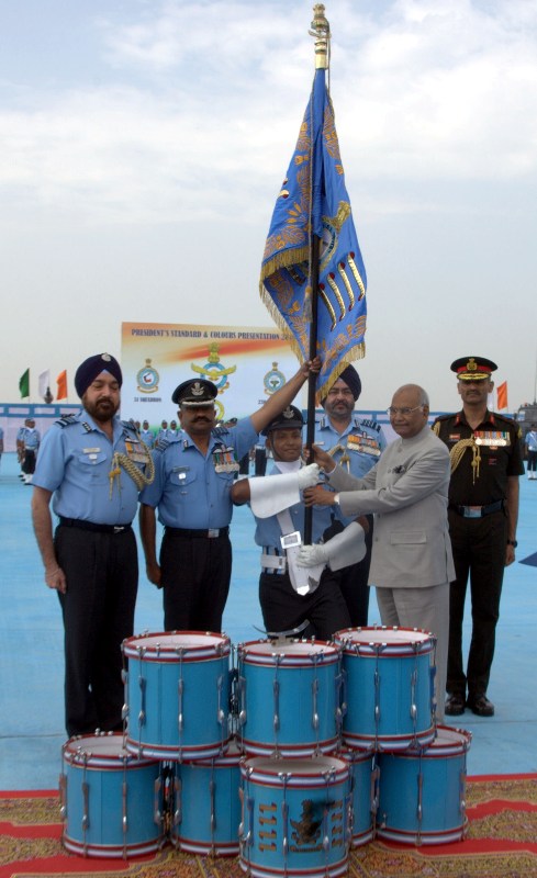 Air Chief Marshal B.S. Dhanoa  calla on President  Ram Nath Kovind  