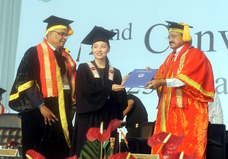 VP  addressing the 2nd Convocation of National Institute of Technology, in Chumukedima, Dimapur, Nagaland  