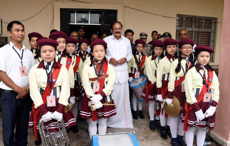  Venkaiah Naidu addresses gathering in Itanagar 