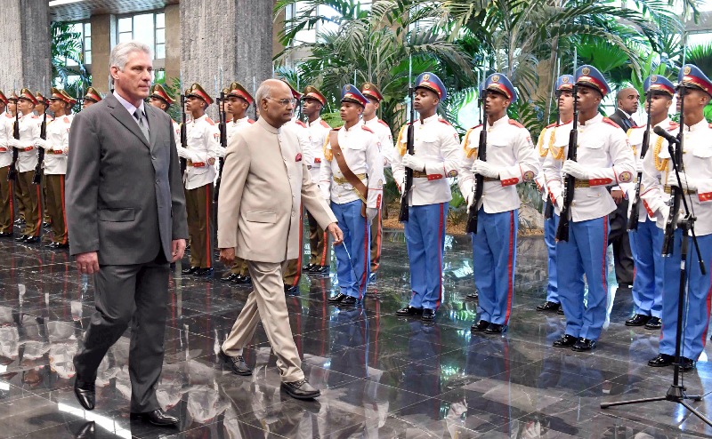 Kovind visits Cuba