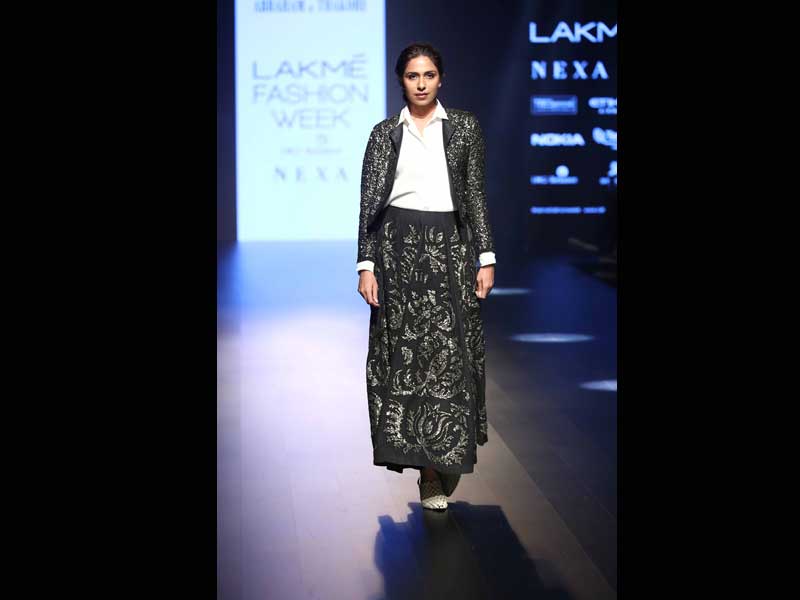 Abraham and Thakore showcases their Winter/Festive collection at Lakme Fashion Week