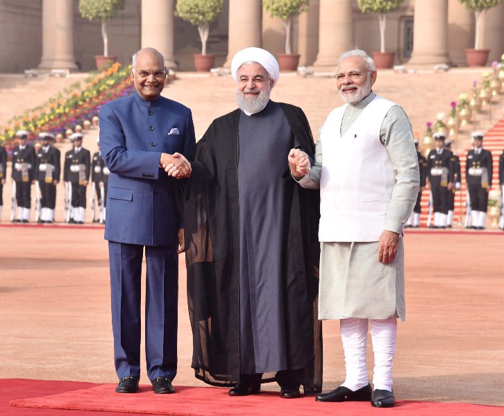President of Iran Dr Hassan Rouhani visits New Delhi