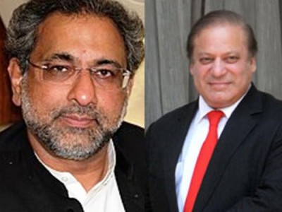 Pakistan PM  Shahid Khaqan Abbasi meets Nawaz Sharif