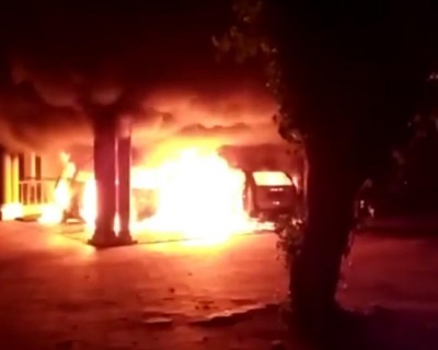 Ashram of Swami Sandeepananda Giri, who supported SC's Sabarimala verdict, attacked