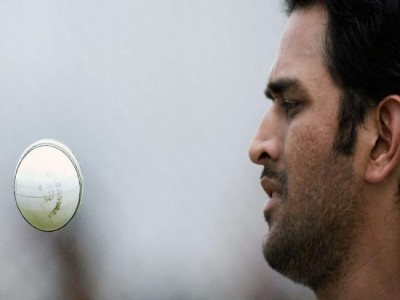 MS Dhoni takes a spectacular catch during ODI against West Indies