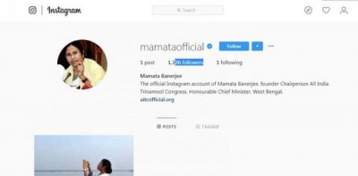 West Bengal CM Mamata Banerjee makes Instagram debut