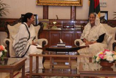 West Bengal Chief Minister Mamata Banerjee congratulates Sheikh Hasina over polls victory