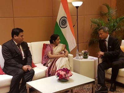 Sonowal addresses Pravasi Bharatiya Divas and kickstarts roadshow at Singapore