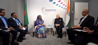PM Modi meets Bangladesh PM in London