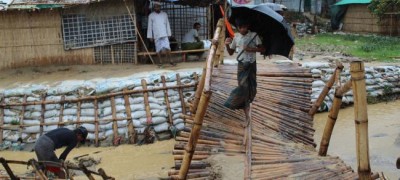 Rohingya refugee shelters â€˜washed awayâ€™ in Bangladesh monsoon rains: UN agency