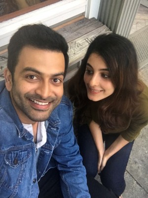 Isha Talwar and Prithvirajâ€™s quirky images on sets of Ranam