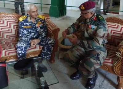 Indian Navy Chief visits Arunachal Pradesh's Tawang