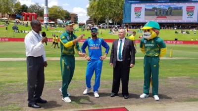 India win toss in sixth ODI, opt to field against South Africa