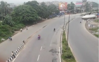 Bharat Bandh hits normal life in Assam, vehicular movement stopped