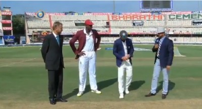 2nd Test: West Indies win toss opt to bat first 