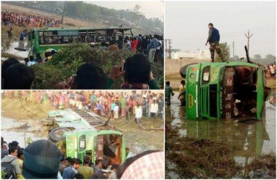 At least eight killed in West Bengal road mishap 