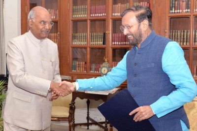 Prakash Javadekar meets Indian President Kovind