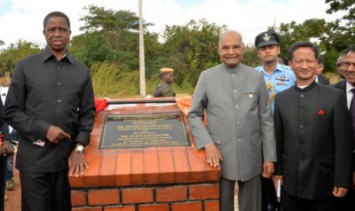 President Kovind ceremonially commences work on 93-km Lusaka traffic project in Zambia