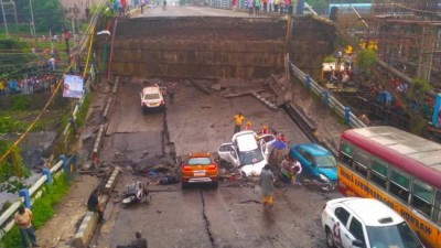 Majherhat bridge collapses in Kolkata: Rescue operation continues