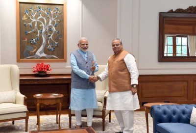 Jammu and Kashmir Governor Satya Pal Malik meets Narendra Modi