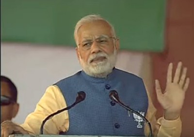 Time for Congress to go: Narendra Modi tells in Karnataka rally 