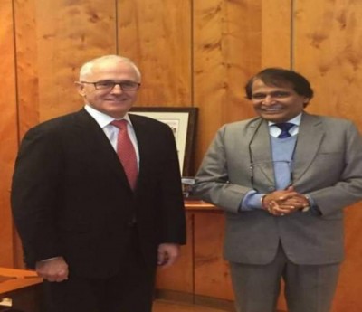 Suresh Prabhu chairs India-Australia Joint Ministerial Commission