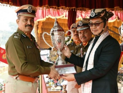 Kiren Rijiju attends 55th Anniversary Parade of SSB