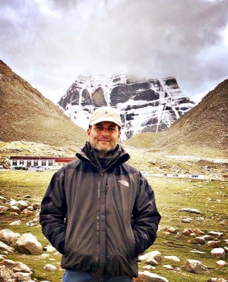 Congress shares image of Rahul Gandhi's visit to Kailash-Mansarovar  