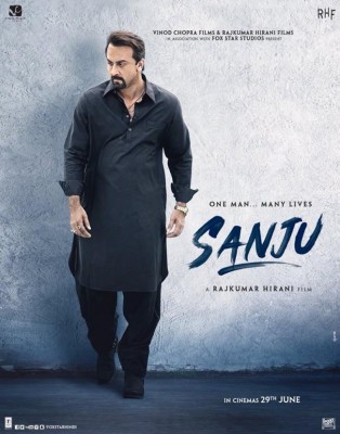 Makers release new Sanju poster, features Ranbir Kapoor