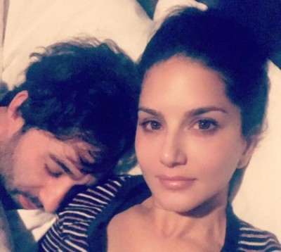 Sunny Leone shares cute image with husband Daniel on social media 