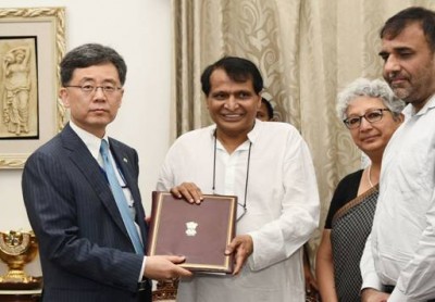 Suresh Prabhu meets visiting South Korean Trade Minister, reviews progress of India-Korea Comprehensive Economic Partnership Agreement   